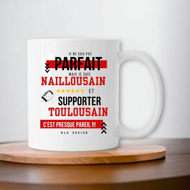 Image front Mug céramique - Premium / Nailloux rugby Homme