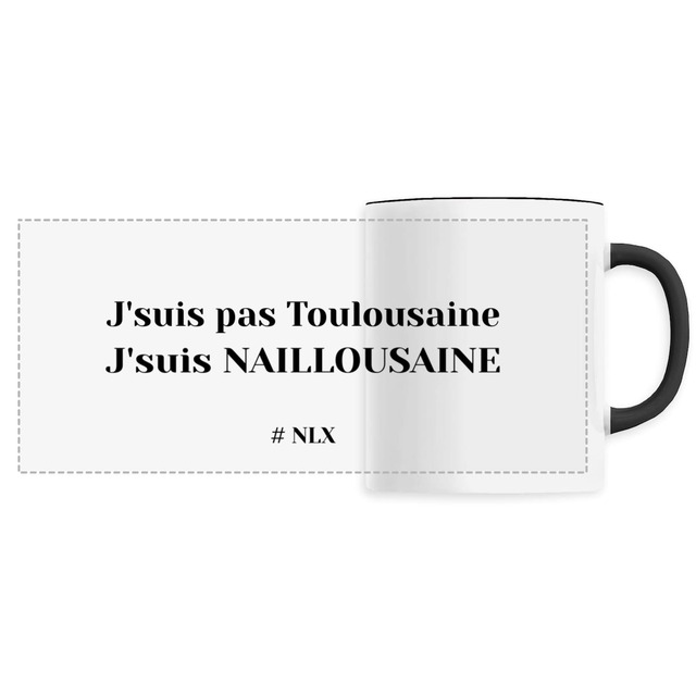 Image back Mug céramique - Premium / J'suis Naillousaine
