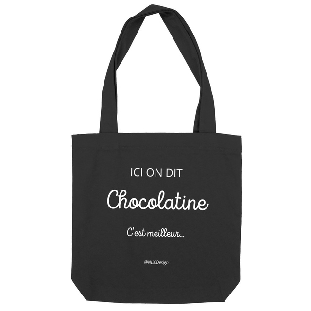Image back Totebag épais - Premium Plus / Chocolatine