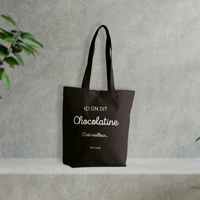 Image front Totebag épais - Premium Plus / Chocolatine