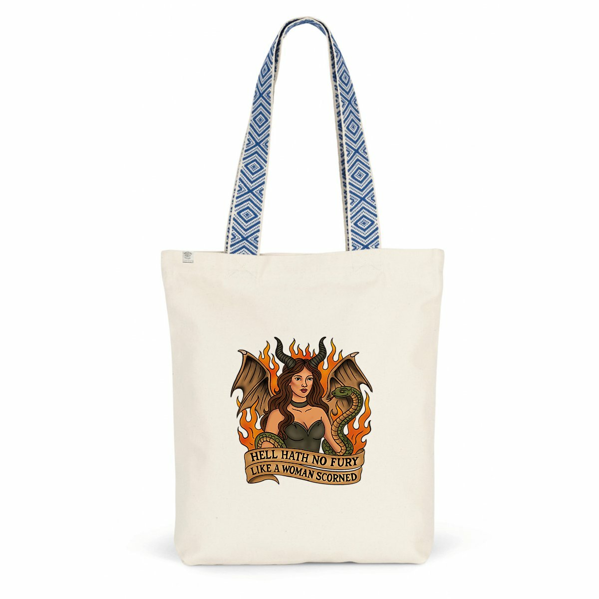 Hell Hath No Fury - Lilith Ethnic Totebag - Image