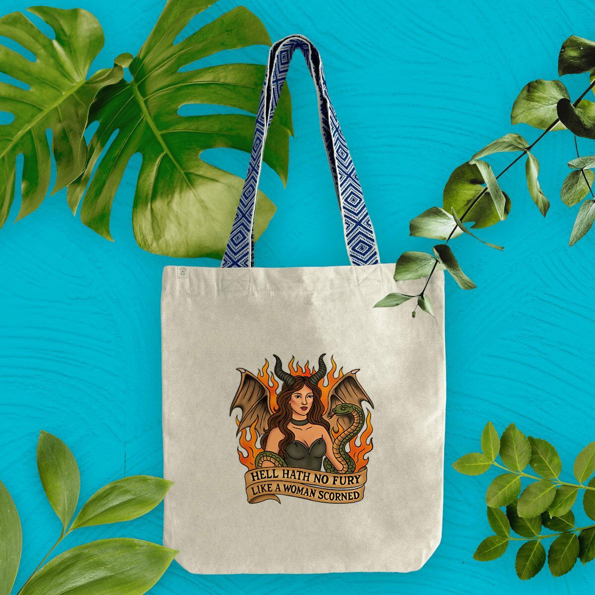 Hell Hath No Fury - Lilith Ethnic Totebag