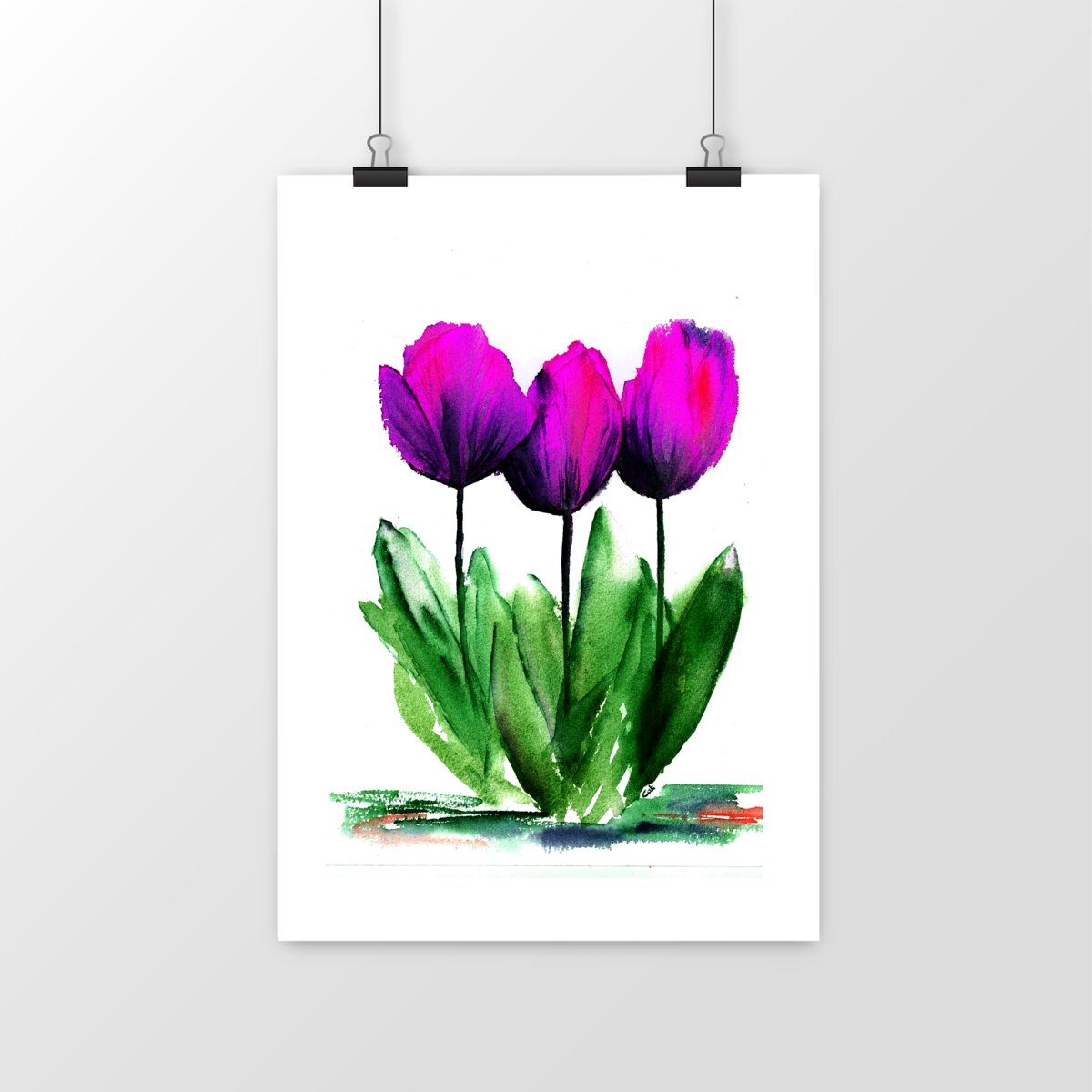 Image front Tulipes Violettes