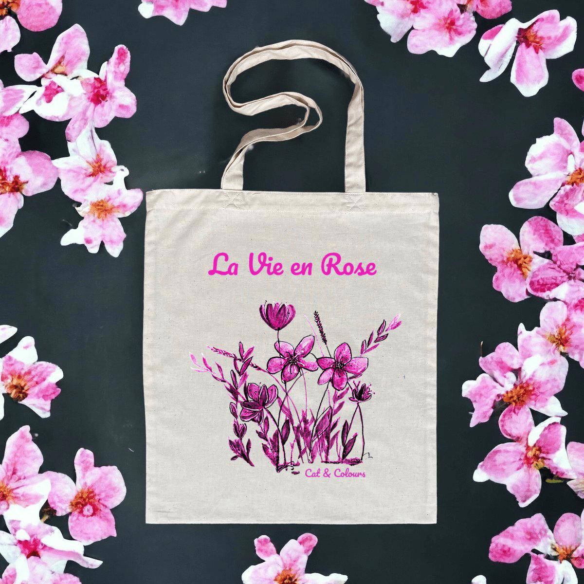 Image front La Vie en Rose cabas léger