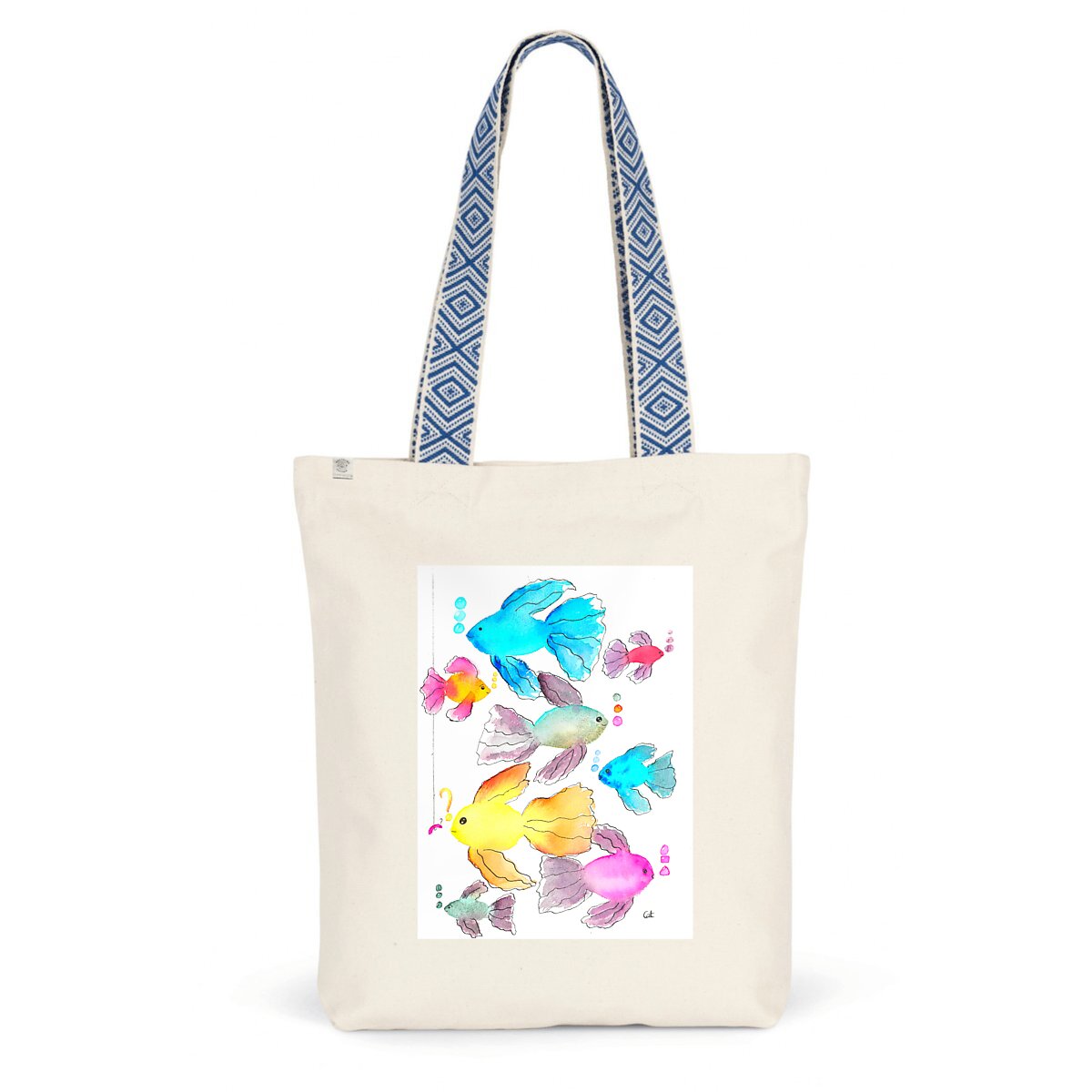 Image back Cabas Funky Fishies