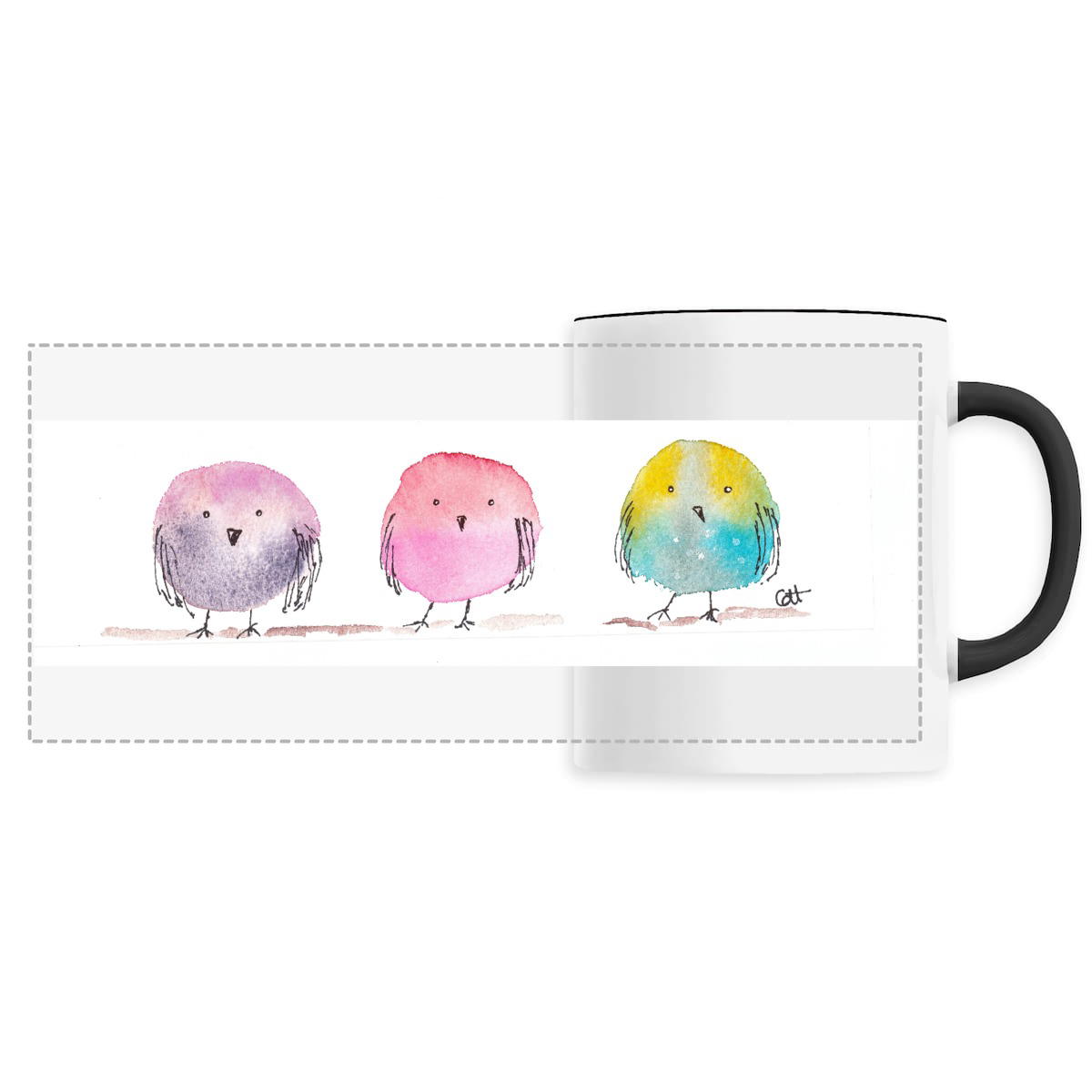 Image back Mug Piou-Pious