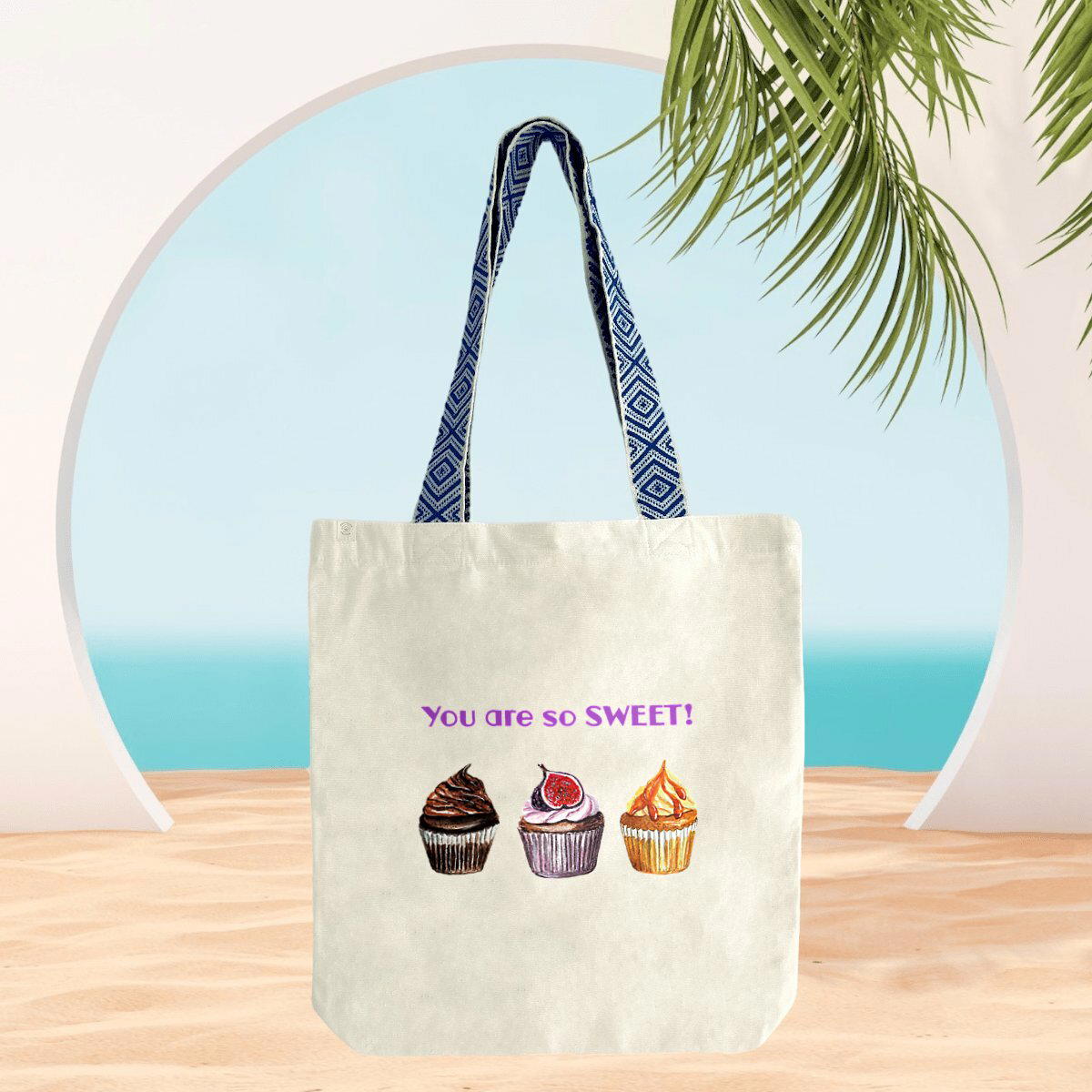 Image front You are So Sweet tote Bag ethnique