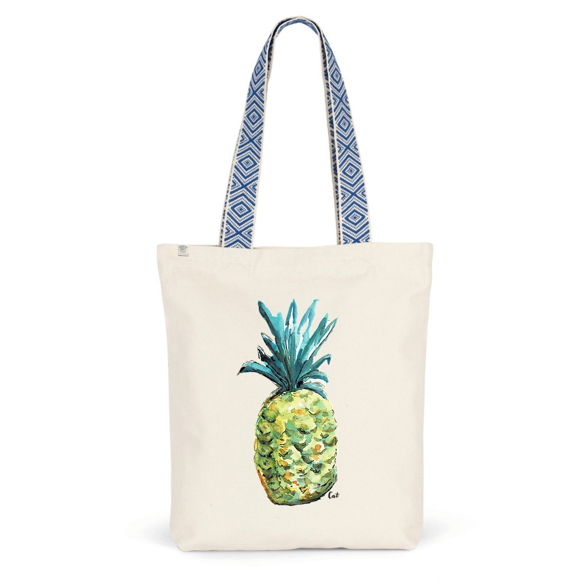 Image back Cabas ethnique Ananas