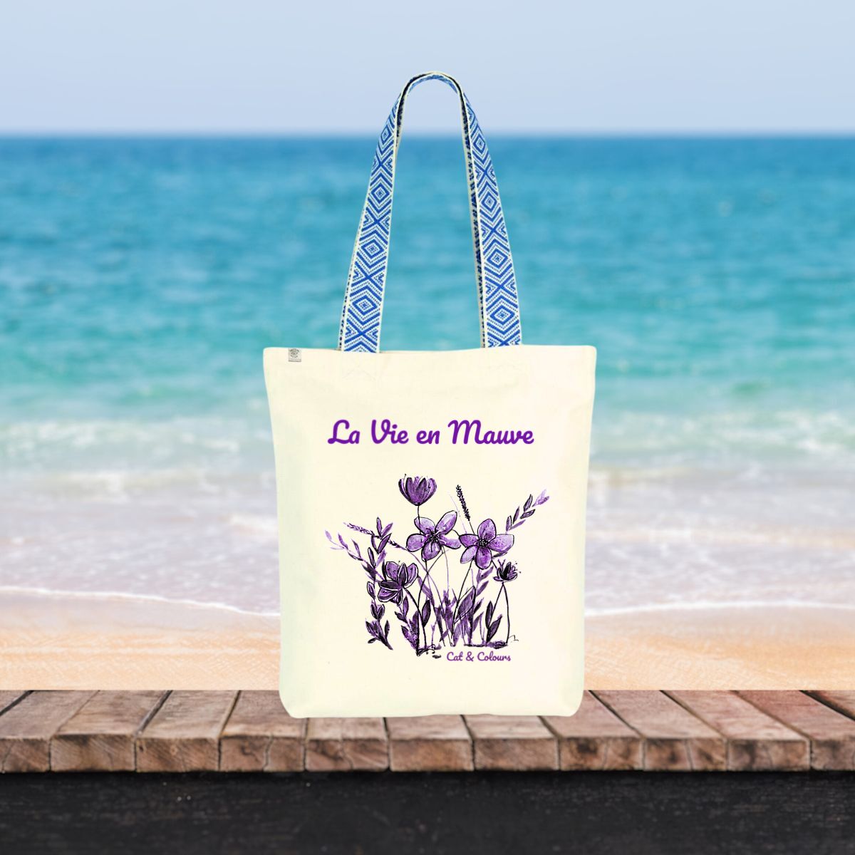 Image front La Vie en Mauve Cabas Ethnique