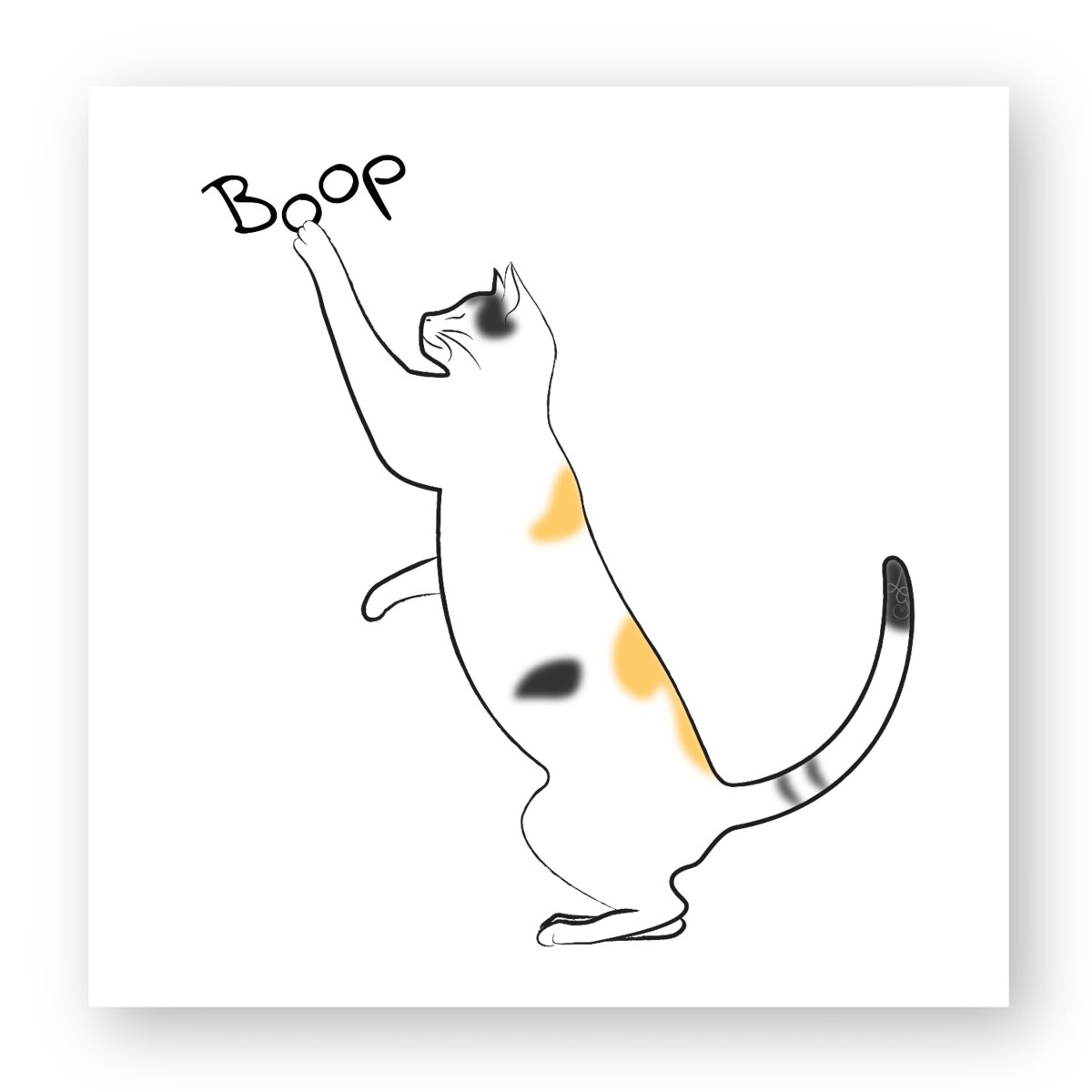 Image front Boop! sticker