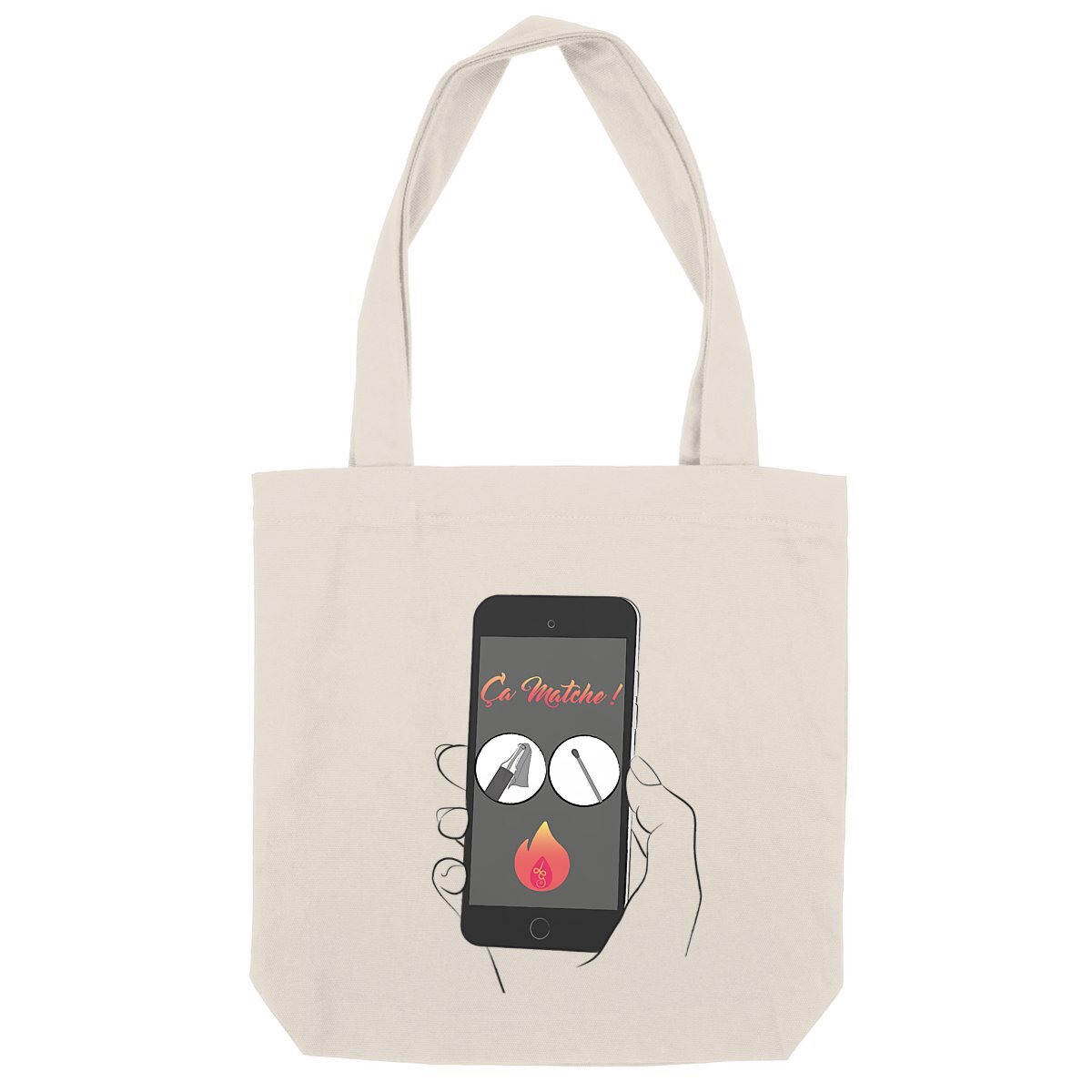 Image front Light my fire! tote-bag